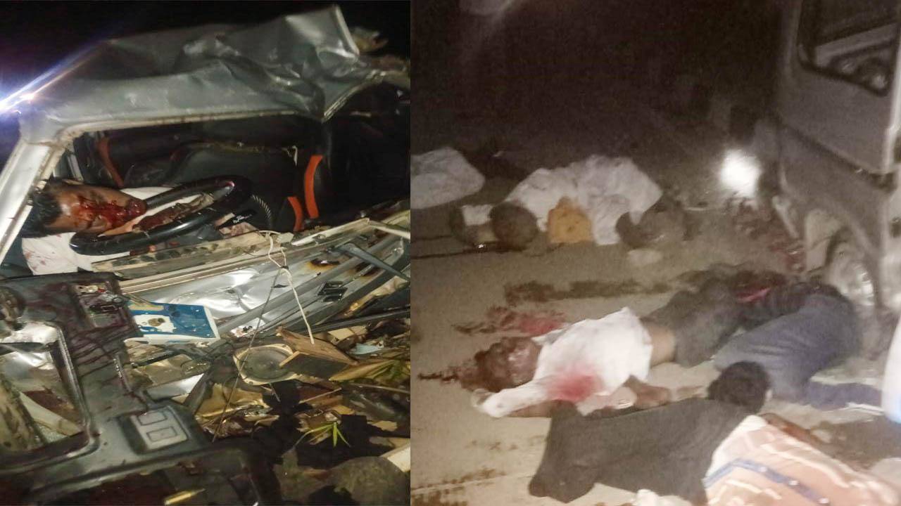 भीलवाड़ा के बिजोलिया में सड़क हादसे में 7 जनों की मौत