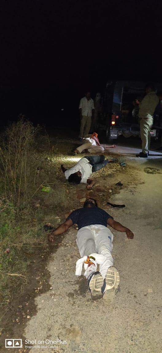 भूपेंद्र सिंह हत्याकांड : मुठभेड़ में पकड़े गए तीन इनामी बदमाश, पुलिस कर्मी घायल