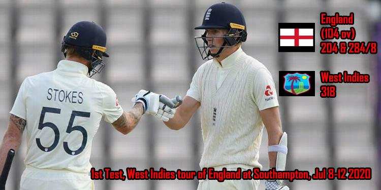 Day 4 Southampton Test : इंग्लैंड के संघर्ष के बावजूद विंडीज ने कसा शिकंजा