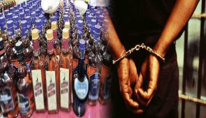 शराब का अवैध धंधा करने वाले छह आरोपी गिरफ्तार, पुलिस ने बरामद की 75 लीटर शराब