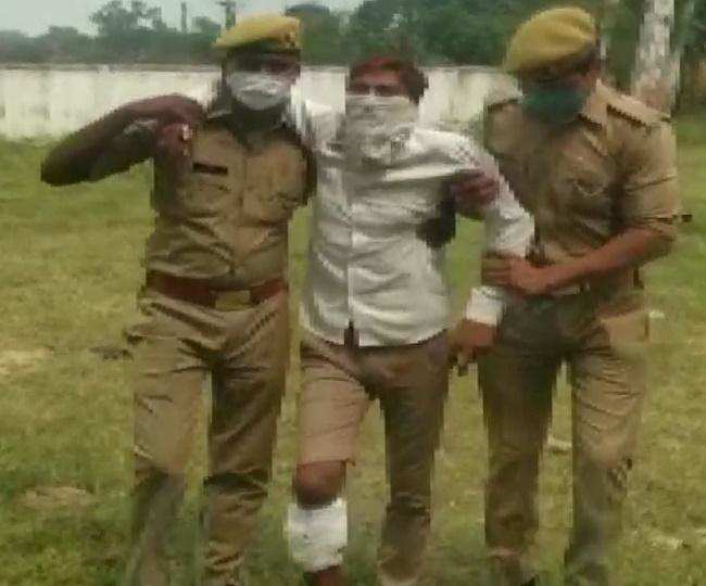 सीतापुर : युवती से हुए सामूहिक दुष्कर्म का आरोपित पुलिस की गोली से घायल, दरोगा जख्मी