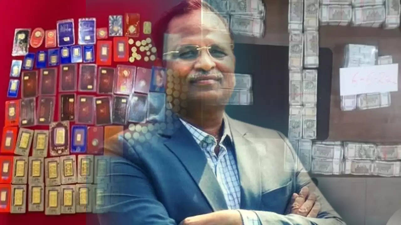 Satyendra Jain's trouble increased: 2.82 crore cash and 133 gold biscuits and gold coins recovered in the raid