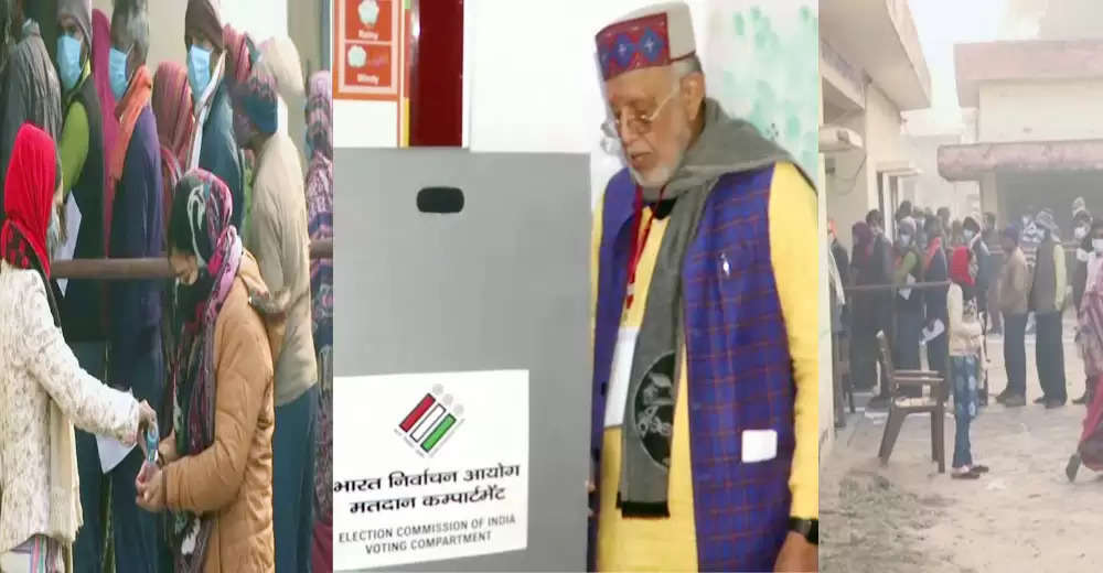 Voting underway for 55 seats in the second phase in Uttar Pradesh and all assembly seats in Goa as well as Uttarakhand