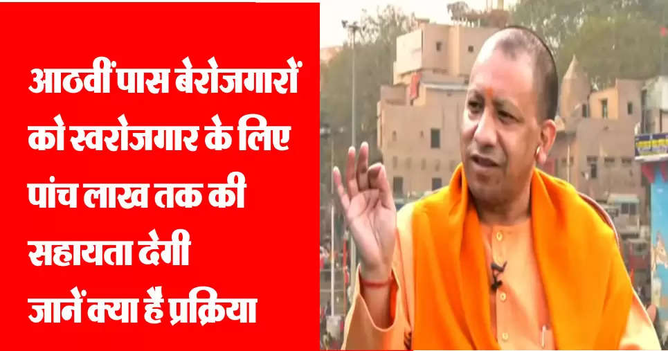 Yogi government will give assistance of up to five lakhs for self-employment to the eighth pass unemployed, know what is the process