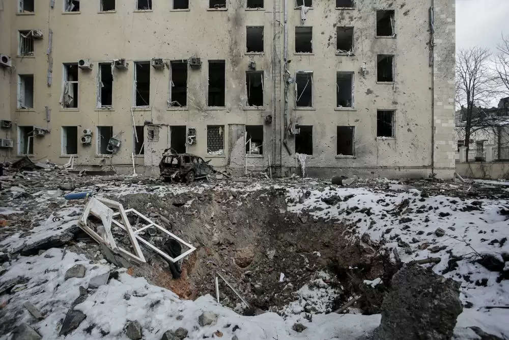 Ukraine's entire capital riddled with rain in a twenty-four hour war