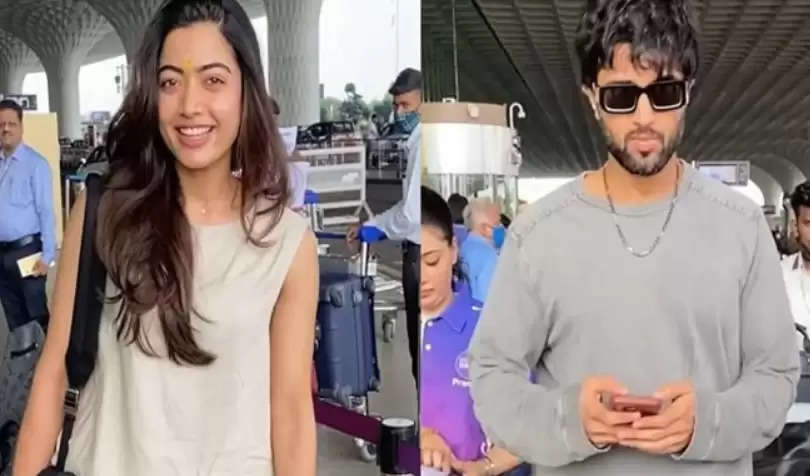 Vijay Deverakonda and Rashmika Mandanna were spotted at the airport amid reports of affair