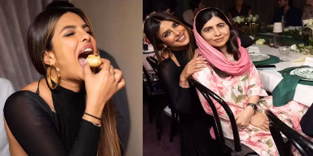 Priyanka Chopra's desi style in New York: Eat golgappas with Malala Yousafzai