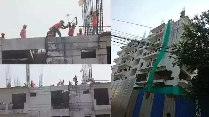 लखनऊ: पुलिस बल के बीच यजदान बिल्डिंग के ध्वस्तीकरण की कार्रवाई फिर हुई शुरू, फ्लैट मालिकों को नहीं मिली राहत