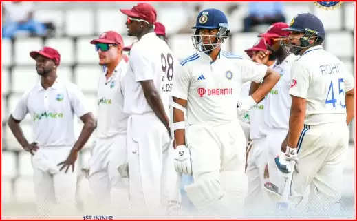 भारत Vs वेस्टइंडीज पहला टेस्ट/दूसरा दिन