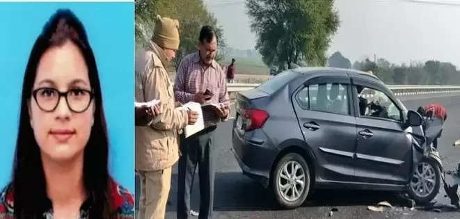 मैनपुरी में तैनात एडीजे (पाक्सो)  पूनम त्यागी की कार हादसे का शिकार , डॉक्टरों ने परीक्षण के बाद  एडीजे को मृत घोषित किया 