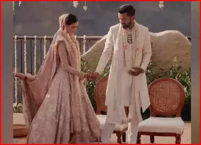 अथिया शेट्टी-केएल राहुल की शादी की पहली तस्वीरें, रोमांटिक अंदाज में लिए 7 फेरे
