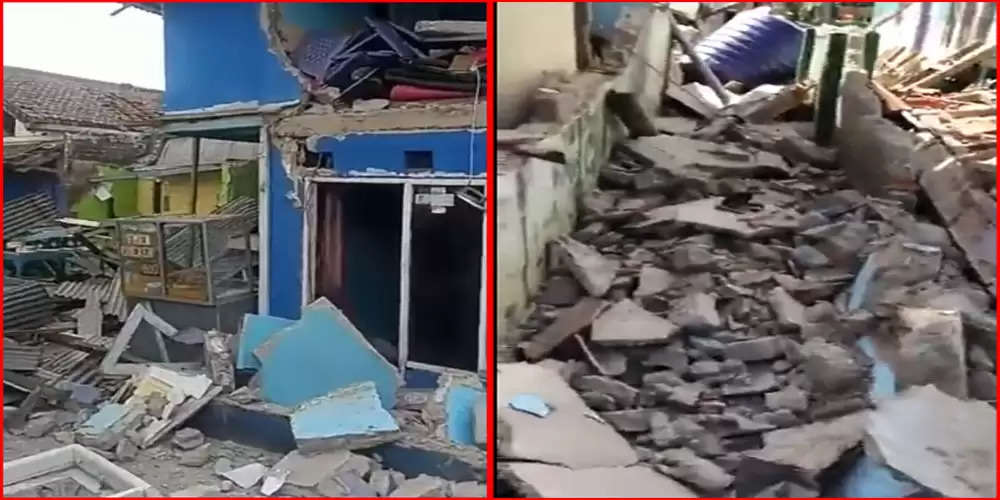 इंडोनेशिया के मुख्य द्वीप जावा में भयंकर भूकंप, 44 लोगों की मौत, 300 घायल