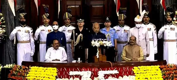 President Kovind's farewell ceremony: If you disagree with any policy of the government, then you have the right to protest in the constitution