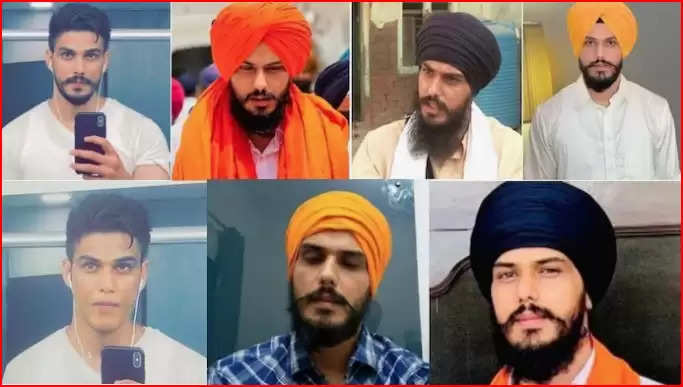 अमृतपाल सिंह के सात चेहरे : हुलिया बदलने में माहिर है अमृतपाल सिंह, पंजाब पुलिस से शेयर किए लुक्स