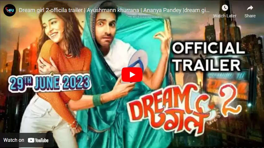 Dream Girl 2: Teaser video of Bollywood film star Ayushmann Khurrana and Ananya Pandey starrer film Dream Girl 2 surfaced