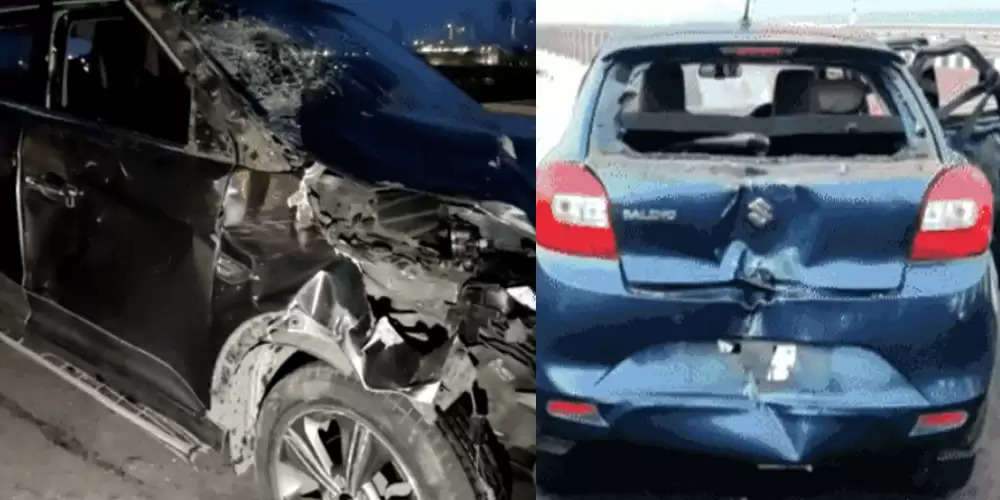 5 killed, 8 injured in a collision between four cars and an ambulance on Bandra-Worli Sea Link