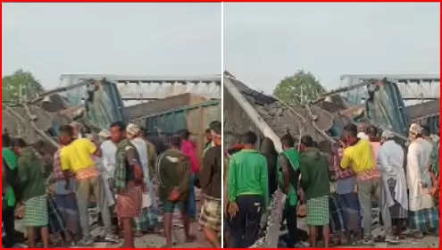 ओडिशा के जाजपुर में कोरई रेलवे स्टेशन पर दर्दनाक हादसा: मालगाड़ी पटरी से उतरी 2 यात्री चपेट में  