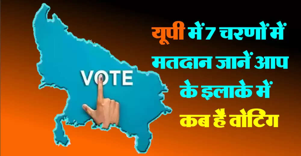 Voting in UP in 7 phases, know when is voting in your area