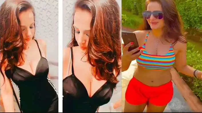 अमीषा पटेल ने सेक्सी वीडियो शूट करके मचाया गदर, कलरफुल ब्रा में शेयर किया हॉट एंड बोल्ड अवतार